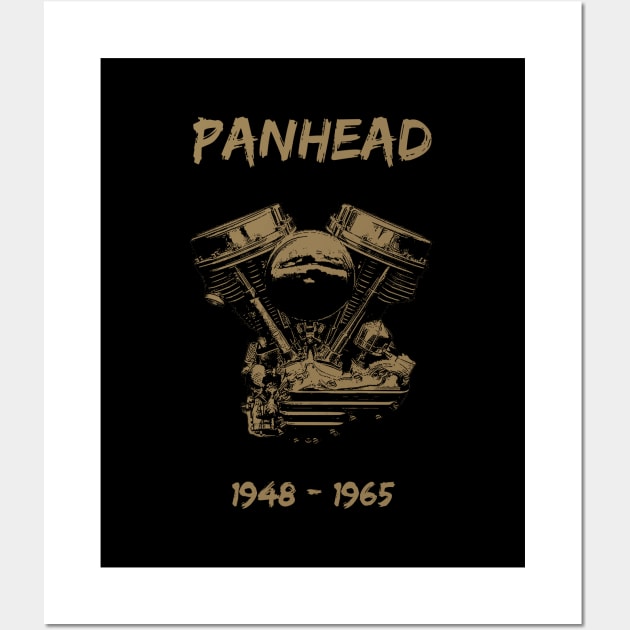 Panhead Engine Wall Art by Hilmay